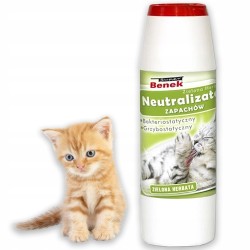 Neutralizator zapachów do kuwet Super Benek zapach zielona herbata 500g CERTECH