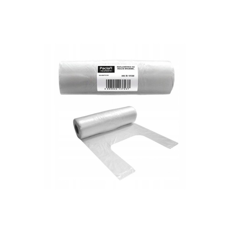 Reklamówki na rolce Paclan Expert 43cm x 35cm 5kg PACLAN